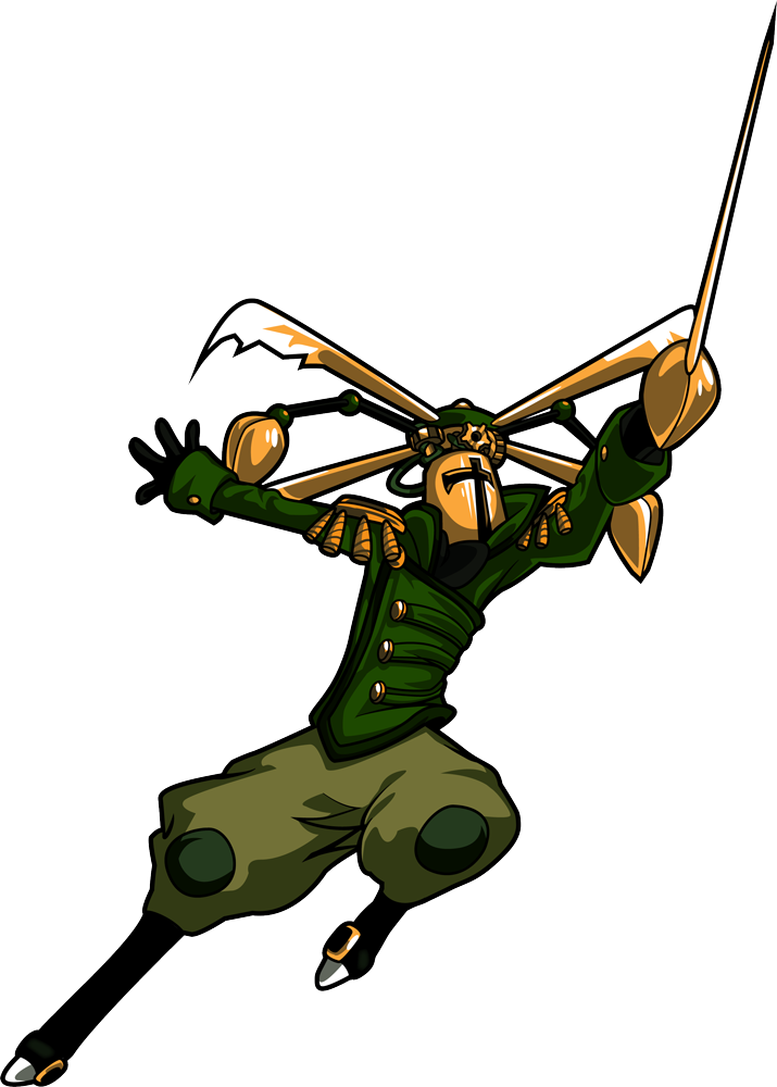 Propellerknight-point - Helicopter Knight Shovel Knight Clipart (715x1000), Png Download