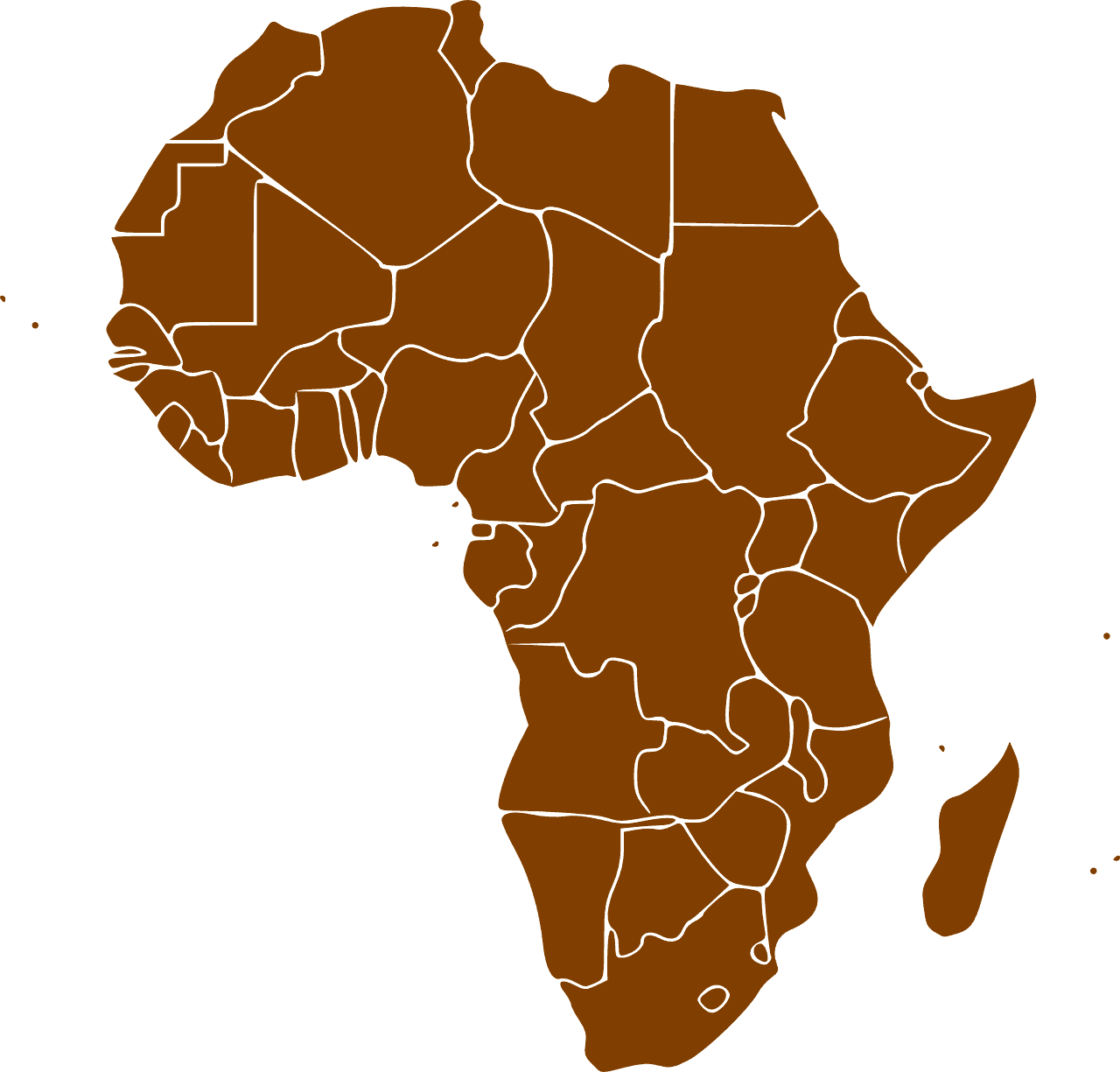 This Free Clip Arts Design Of Africa - Png Download (588x600), Png Download