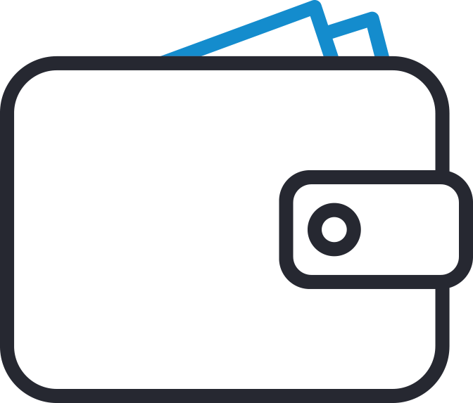 Wallet Clipart (672x573), Png Download