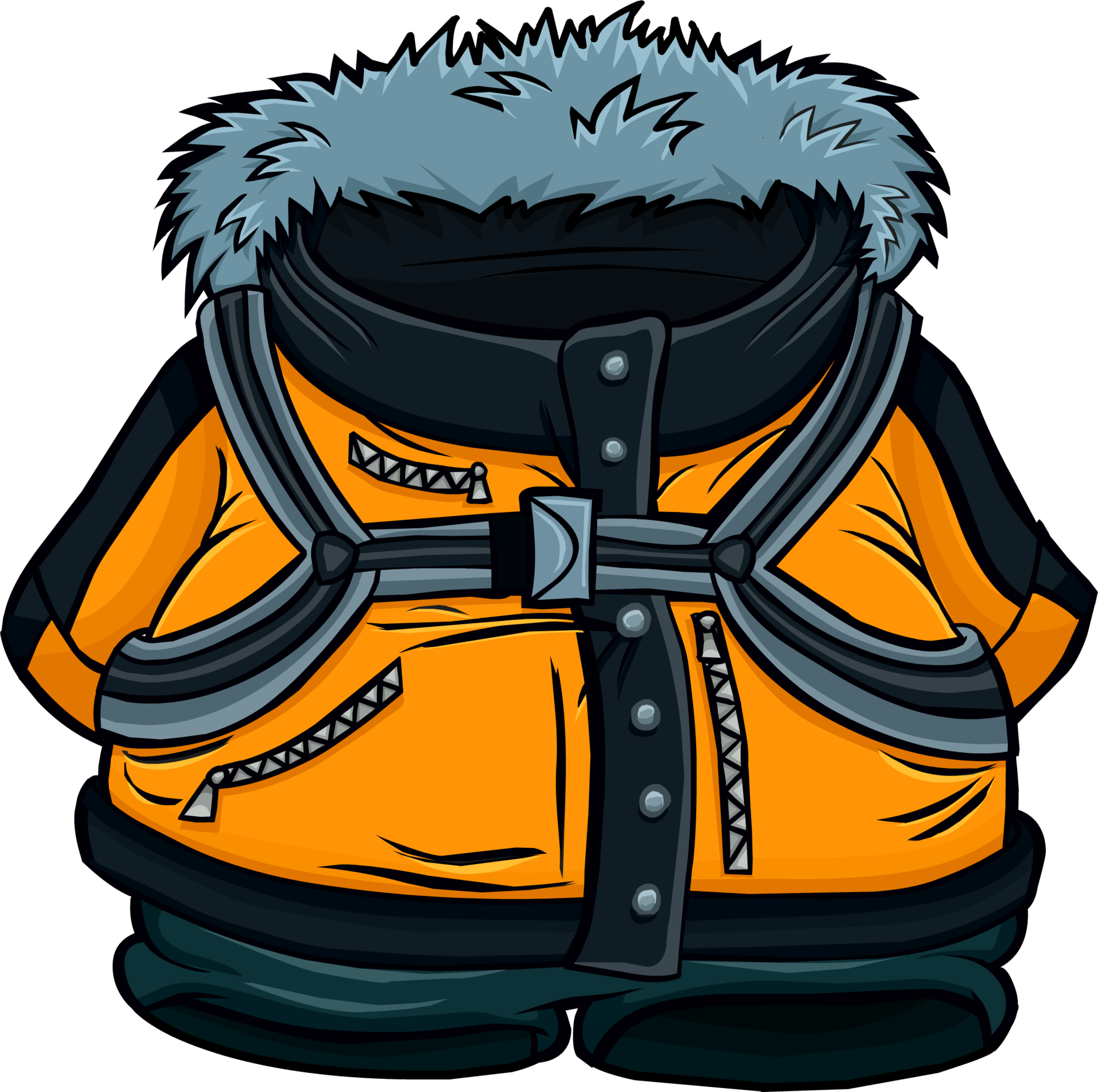 Yellow Expedition Club Penguin Clipart (2000x1989), Png Download
