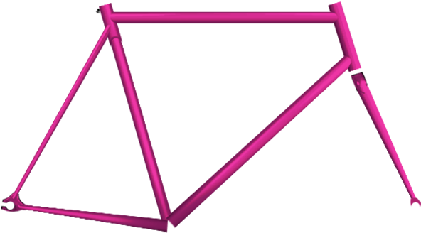 Custom Bathroom Stained Glass - Velo Orange Campeur Frameset Clipart (935x593), Png Download