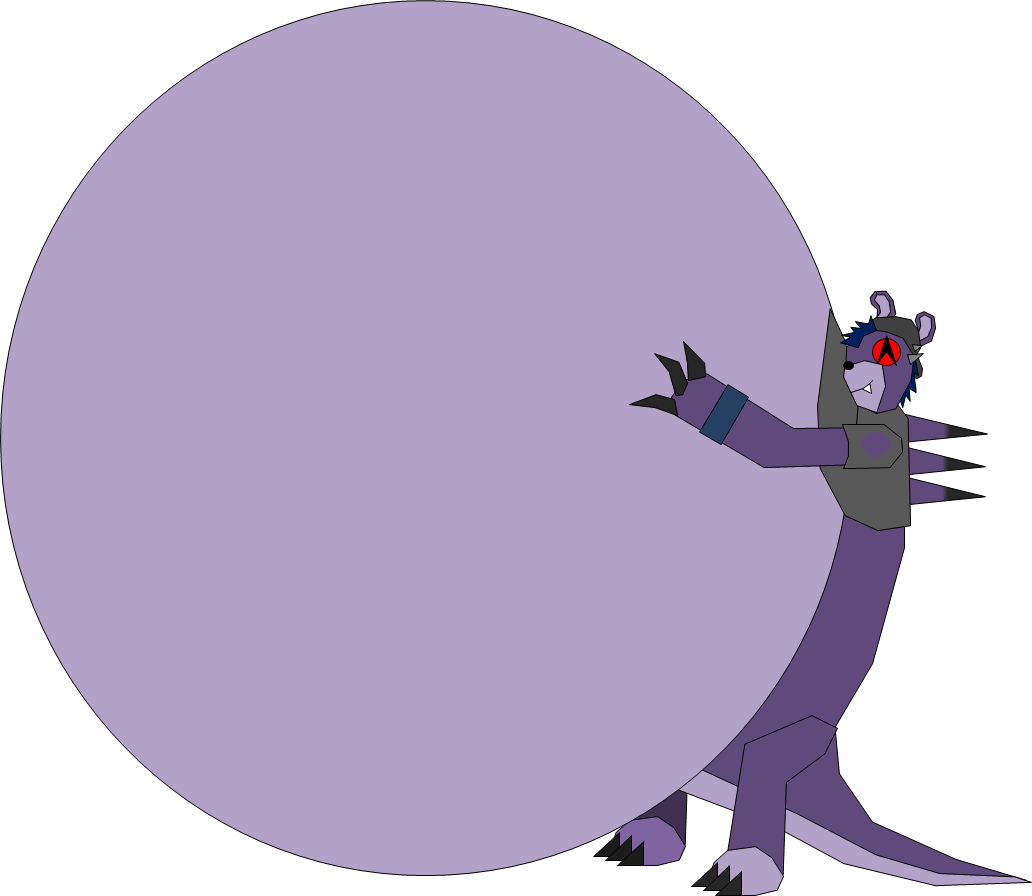 Bloaty Mutant Wolfcub - Work Of Art Clipart (1032x896), Png Download