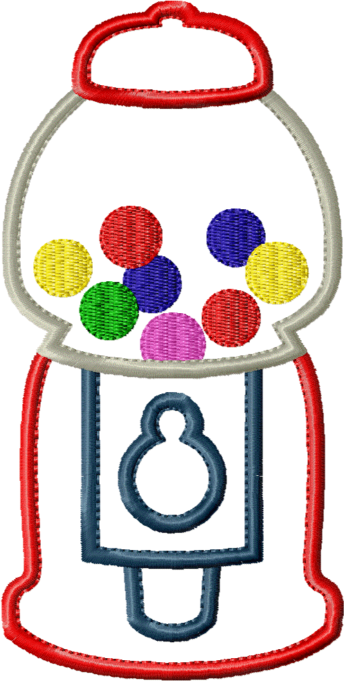 Machine Clipart Animated - Gumball Machine - Png Download (1000x1000), Png Download