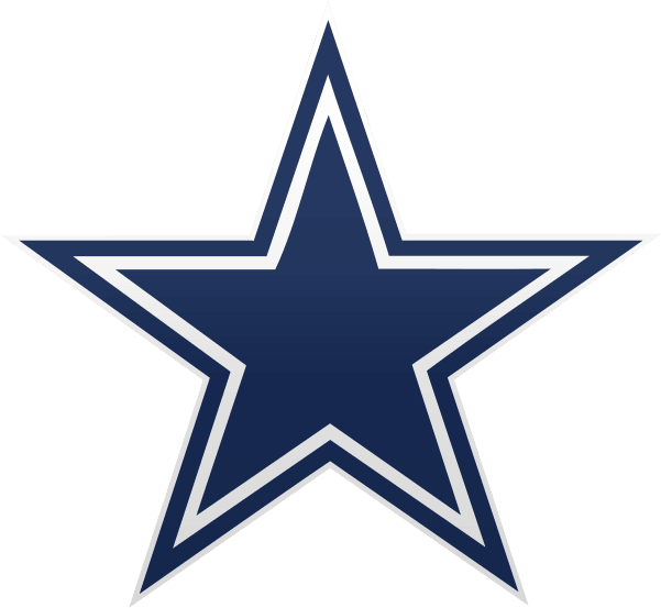 Dallas Cowboys Transactions - Dallas Cowboys Star Black Clipart (800x800), Png Download