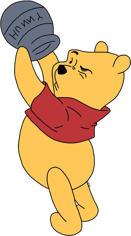 Looking Into Honey Pot Clipart (439x781), Png Download