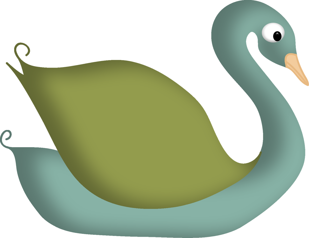Swans, Clip Art, Speech Therapy, Illustrations - Portable Network Graphics - Png Download (1280x985), Png Download