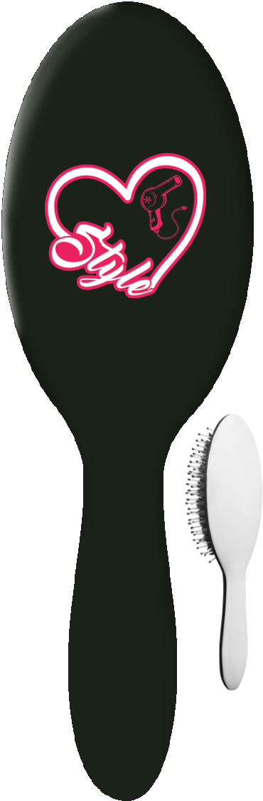 Love Style Hair Brush - Illustration Clipart (1155x1155), Png Download