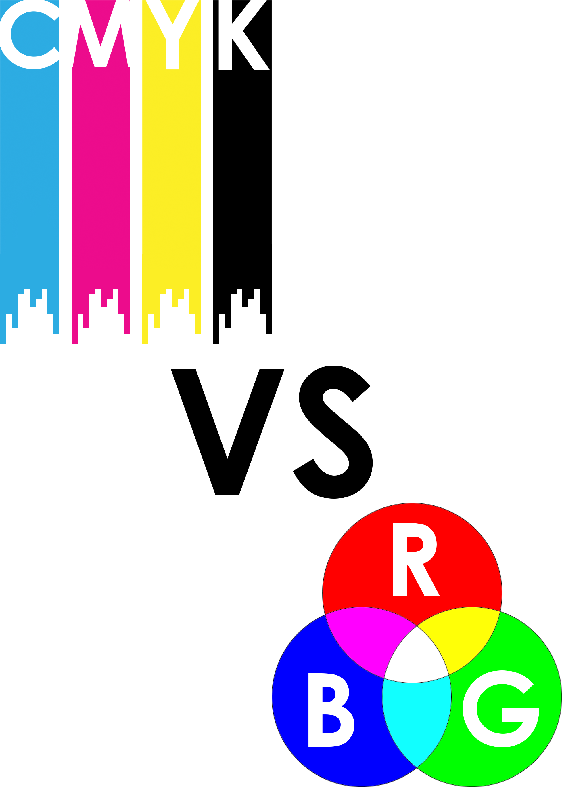 The Importance Of Rgb Vs Cmyk In Design Creative - Cmyk Color Logo Png Clipart (2480x3508), Png Download