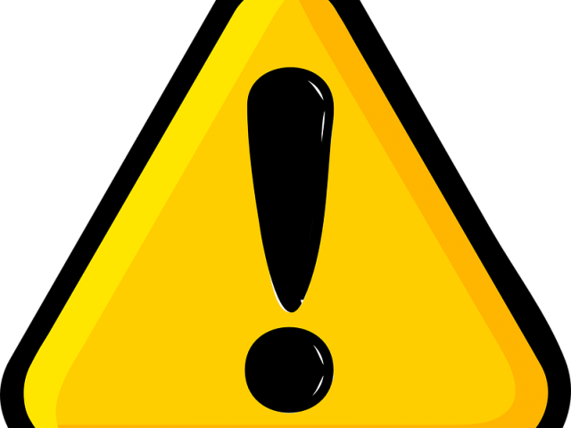 Danger Clipart Attention - Attention Important Sign - Png Download (640x480), Png Download