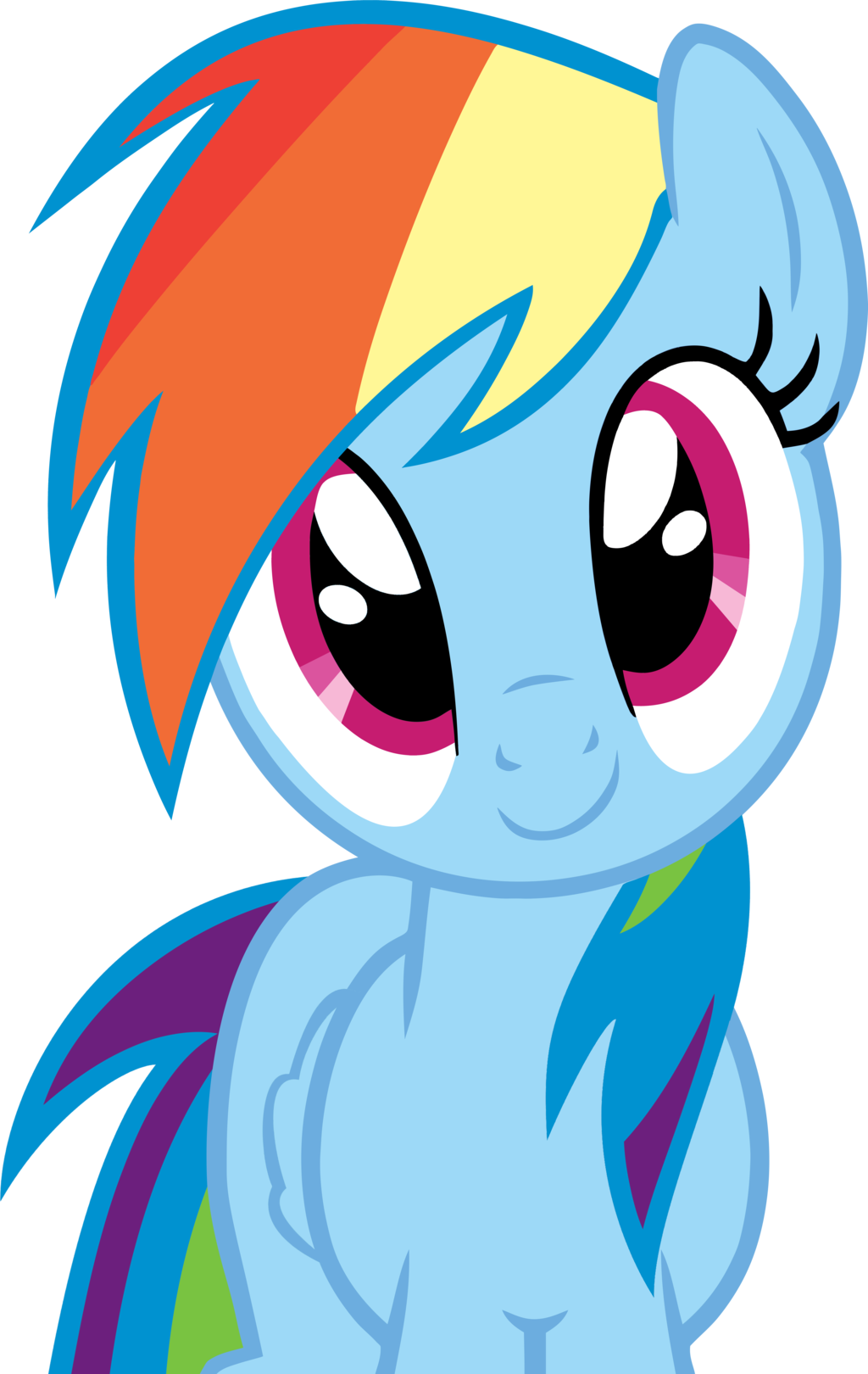 Rainbow Dash Full Hd Quality Wallpapers - My Little Pony Rainbow Dash Clipart (1024x1620), Png Download