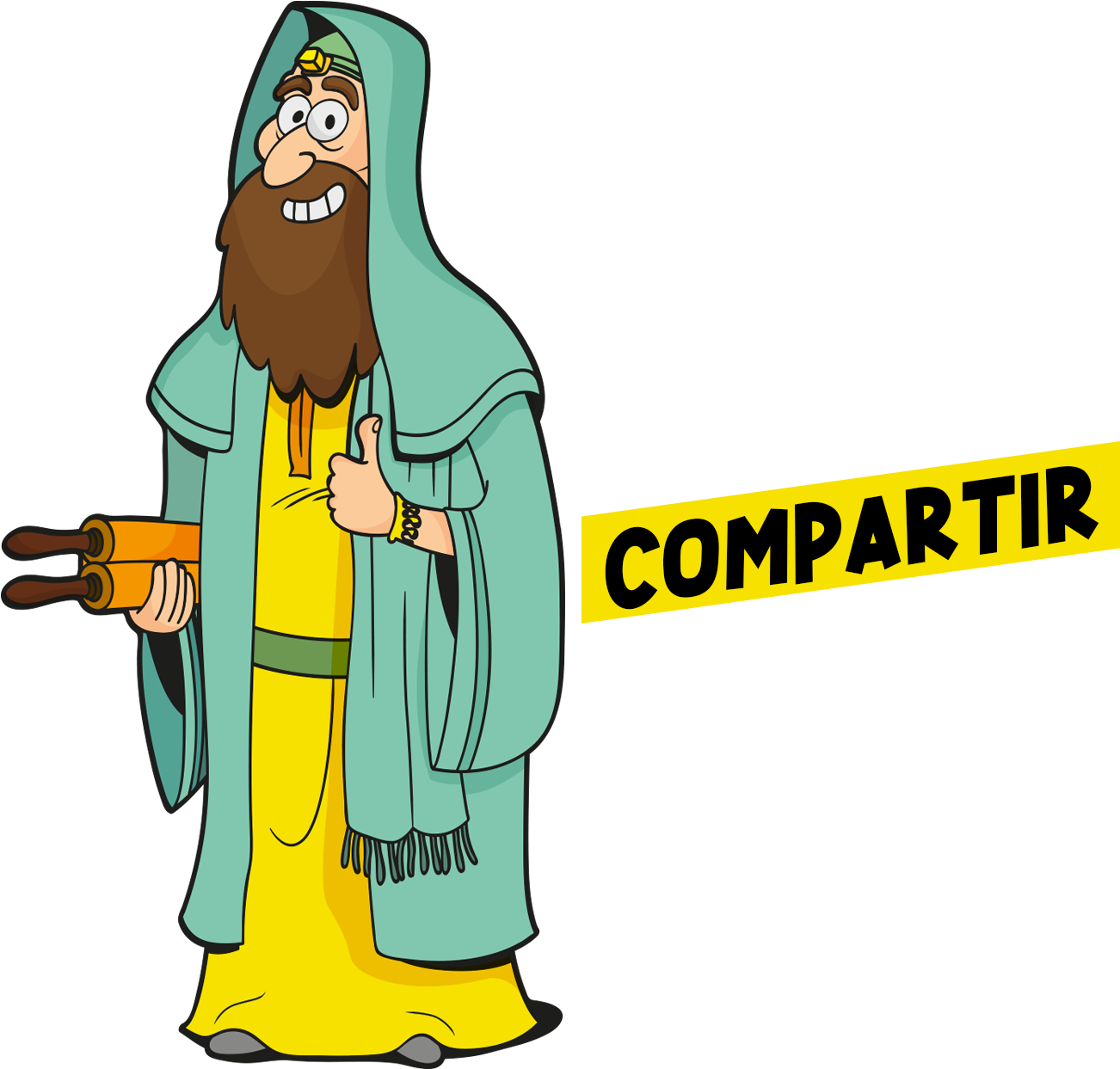 “y Ésta Es La Vida Eterna - Cartoon Clipart (1325x1325), Png Download