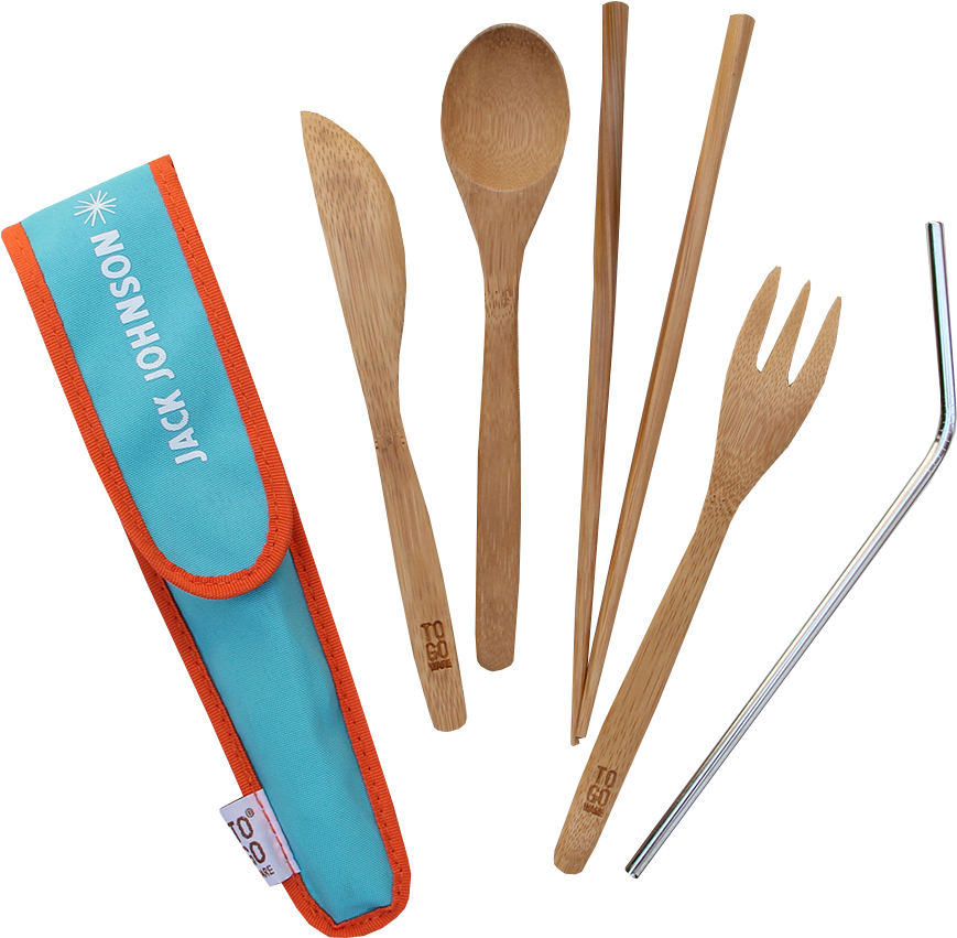 Includes Fork, Knife, Spoon & Chopsticks In A Durable, - Hawaii Clipart (2048x2048), Png Download