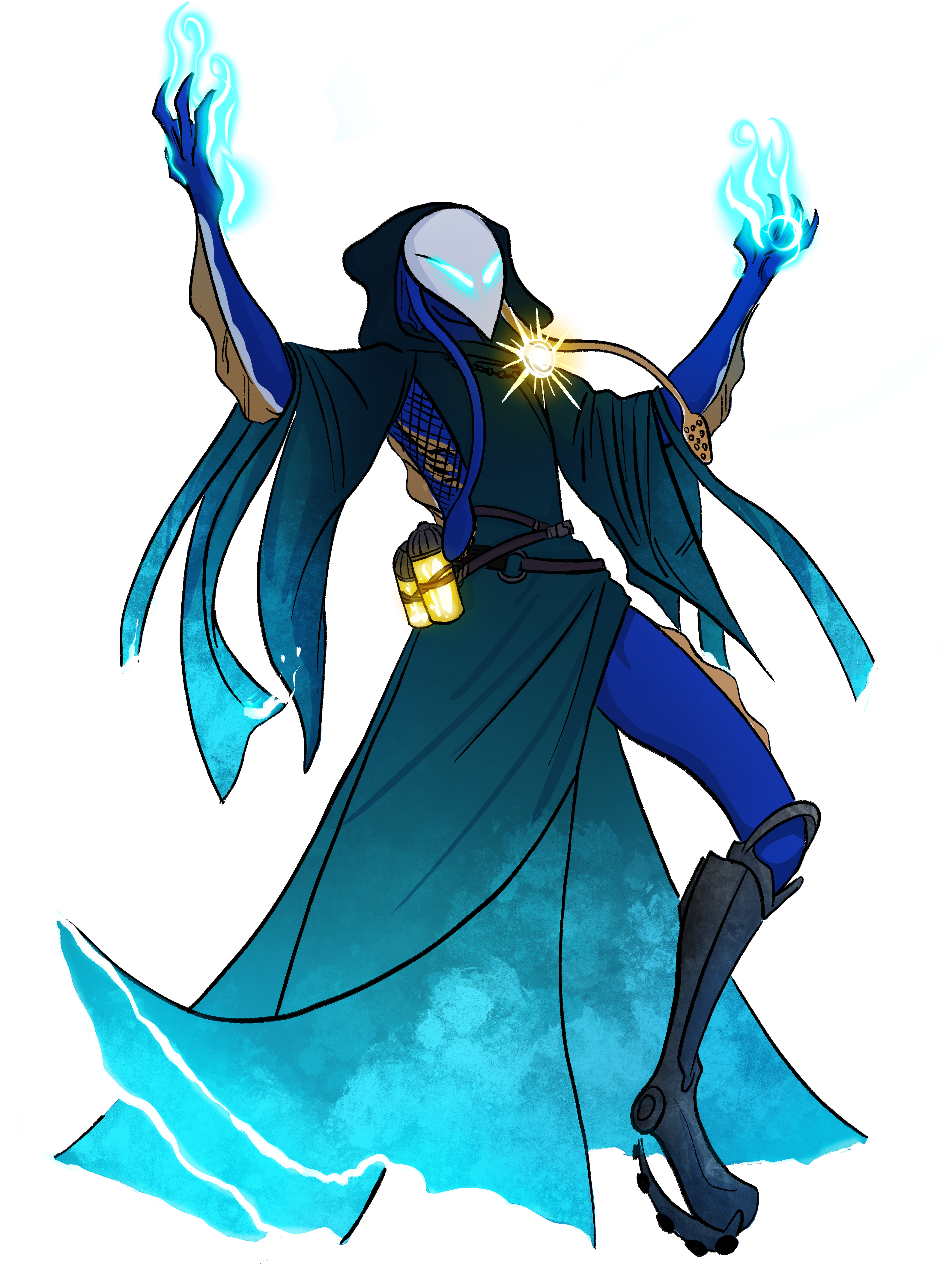 Enlightened Disciple By Beth Varni - Burn Bryte Clipart (3175x4219), Png Download