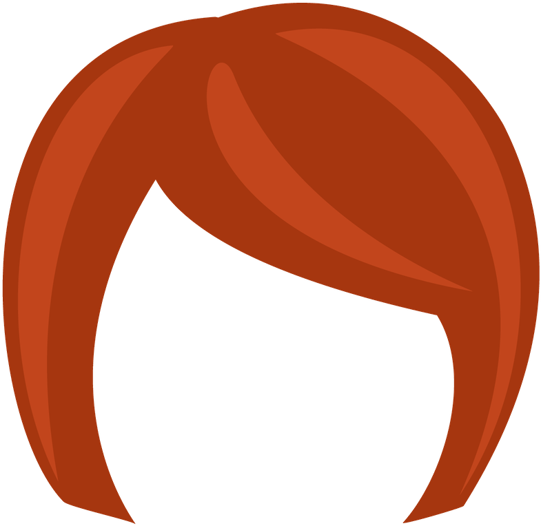 Long Bangs Blonde Clipart (900x900), Png Download