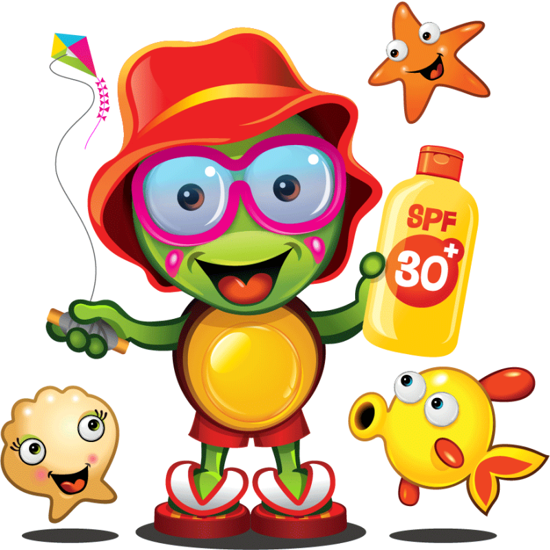 Pin Kid Sunscreen Clipart - Png Download (799x800), Png Download