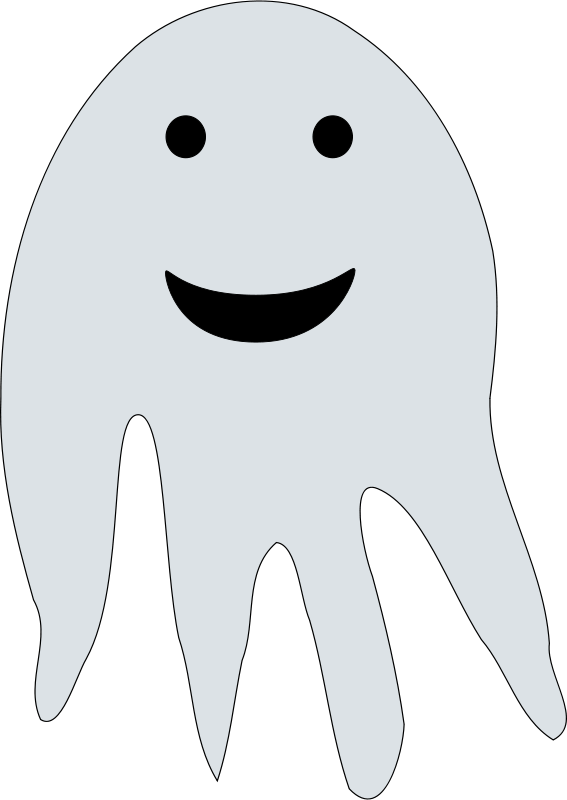 Free Ghost - Cartoon Soul Clipart (567x800), Png Download