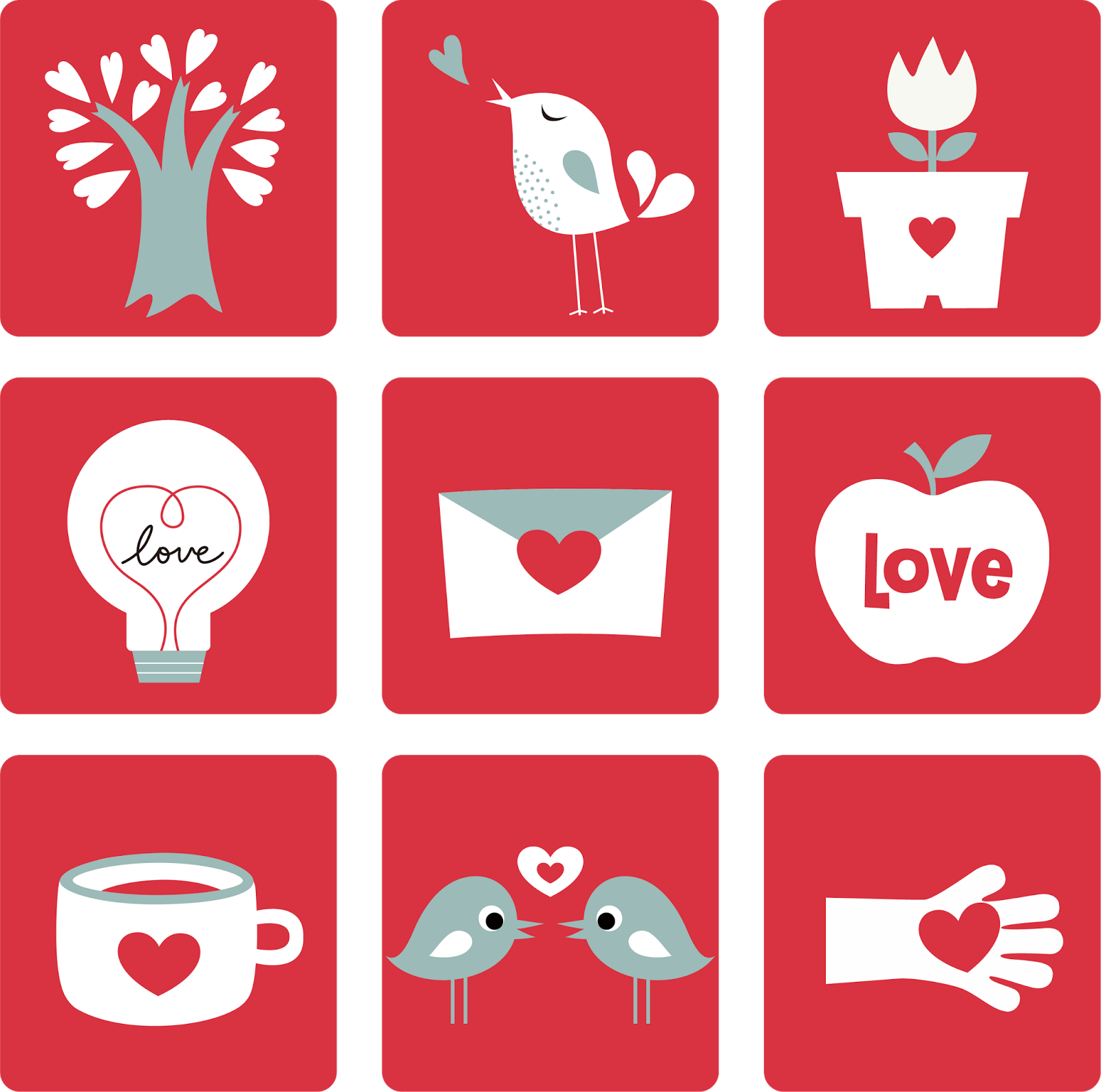 На Февраля 14, - Love Icons Free Vector Clipart (1600x1587), Png Download