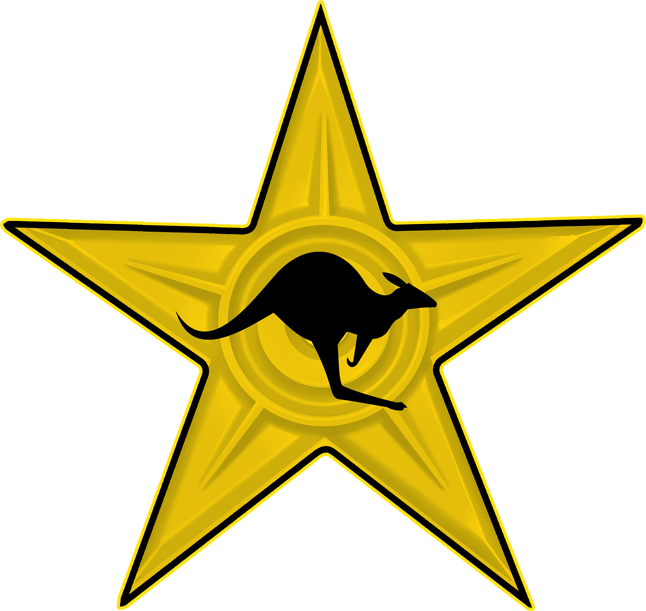 Australian Roads Barnstar Clipart (1280x1211), Png Download