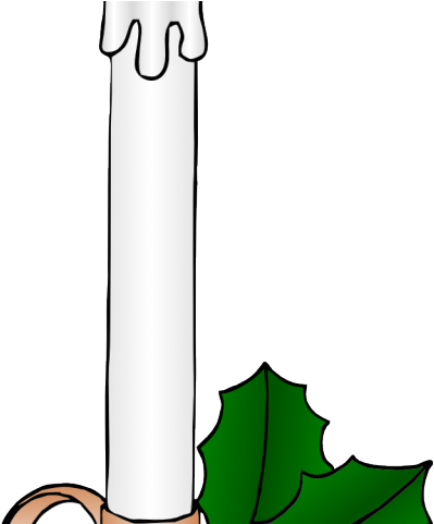 Candles Clipart Candal - Christmas Candle Sign Clip Art - Png Download (640x480), Png Download