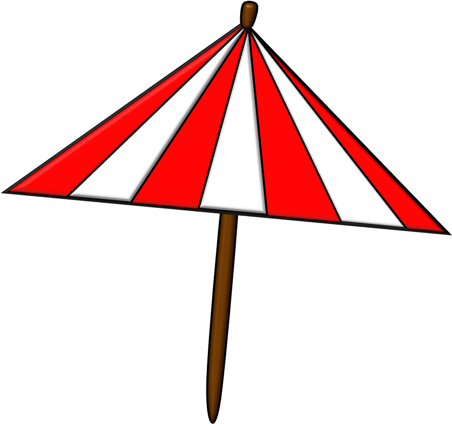 Beach Umbrella Clipart (948x900), Png Download