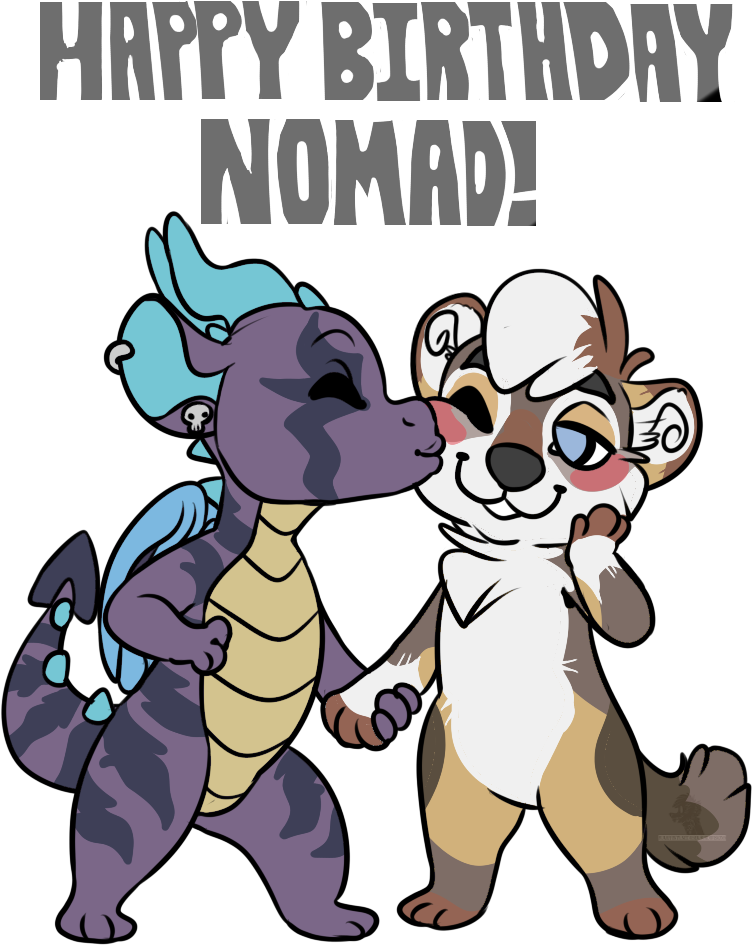 Happy Birthday Nomad <3 - Birthday Clipart (785x975), Png Download