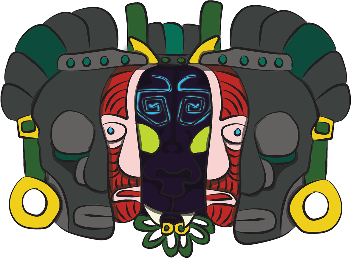 This Design Then Took Two Paths, One As A Redbubble - Mask Clipart (1200x1200), Png Download