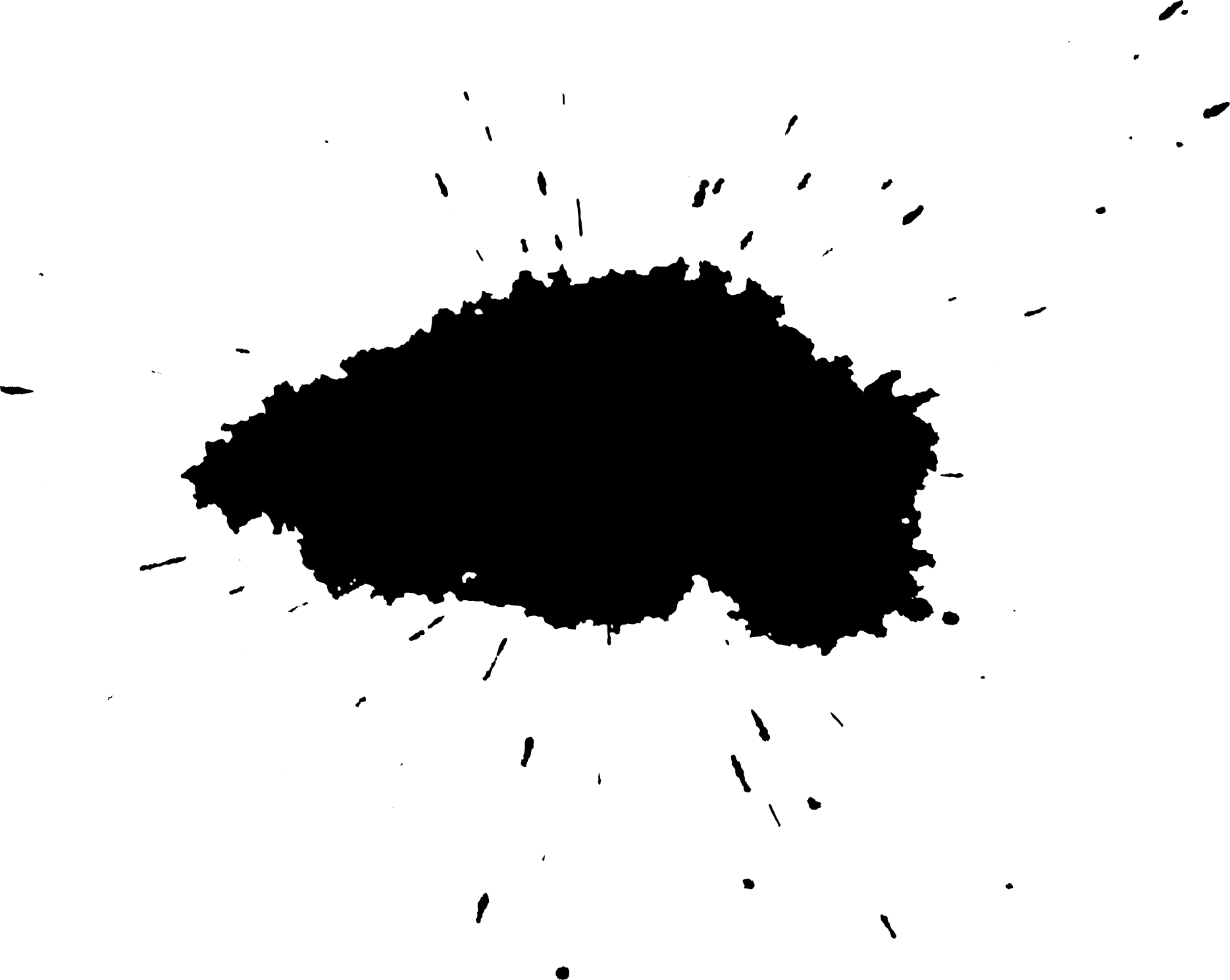 Ink Clipart Ink Stain - Png Download (1869x1489), Png Download