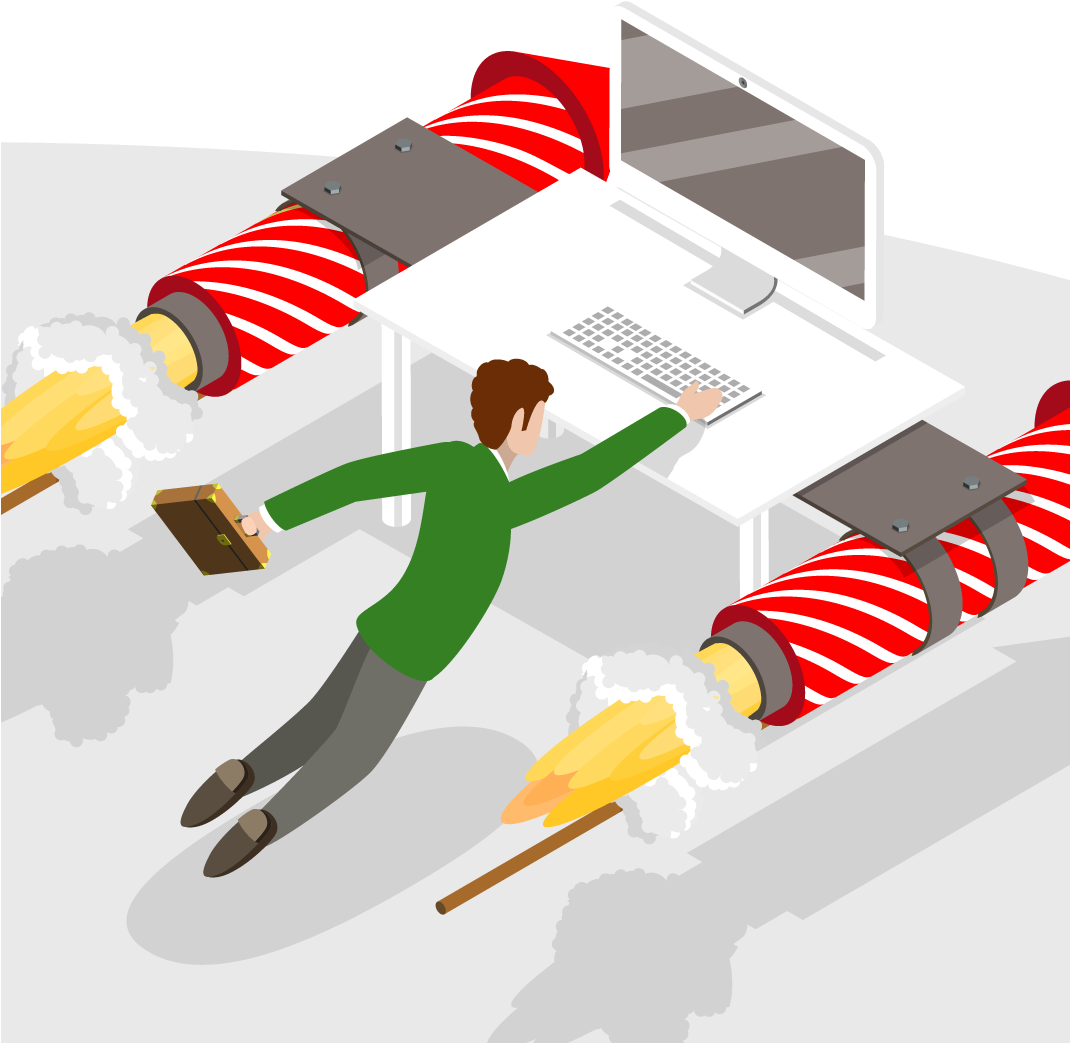 Clean Desk - Marketing Clipart (1069x1069), Png Download