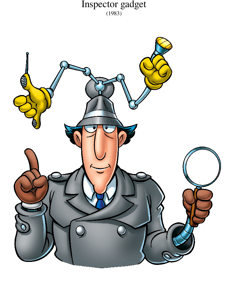 Inspector Gadget Sheet Music For Flute, Violin, Voice, - Inspector Gadget Png Clipart (850x1100), Png Download