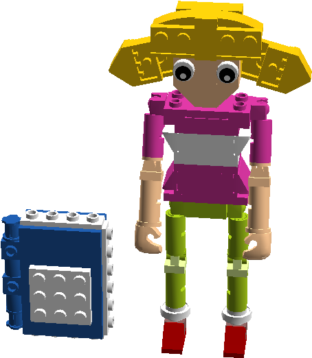 This Is A Model Of Penny From The Original Series - Cartoon Clipart (1126x576), Png Download