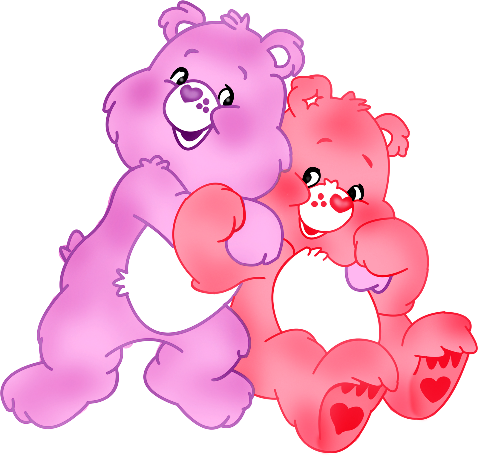 Coloring Worksheets - Care Bears Clipart (1600x1526), Png Download