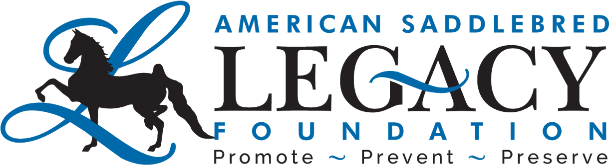The American Saddlebred Legacy Foundation Clipart (1243x341), Png Download