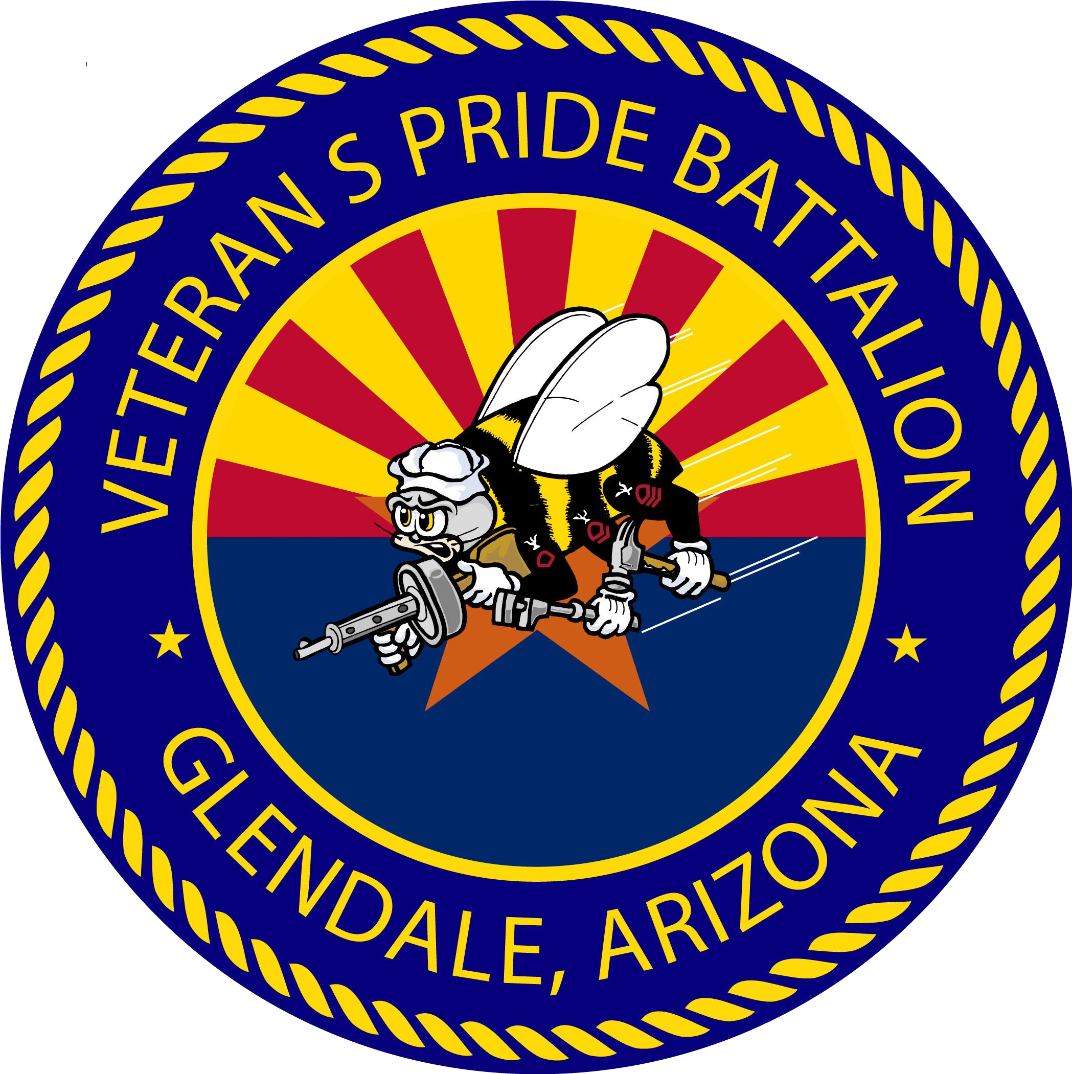 Arizona Veterans Pride Battalion Clipart (2097x2101), Png Download