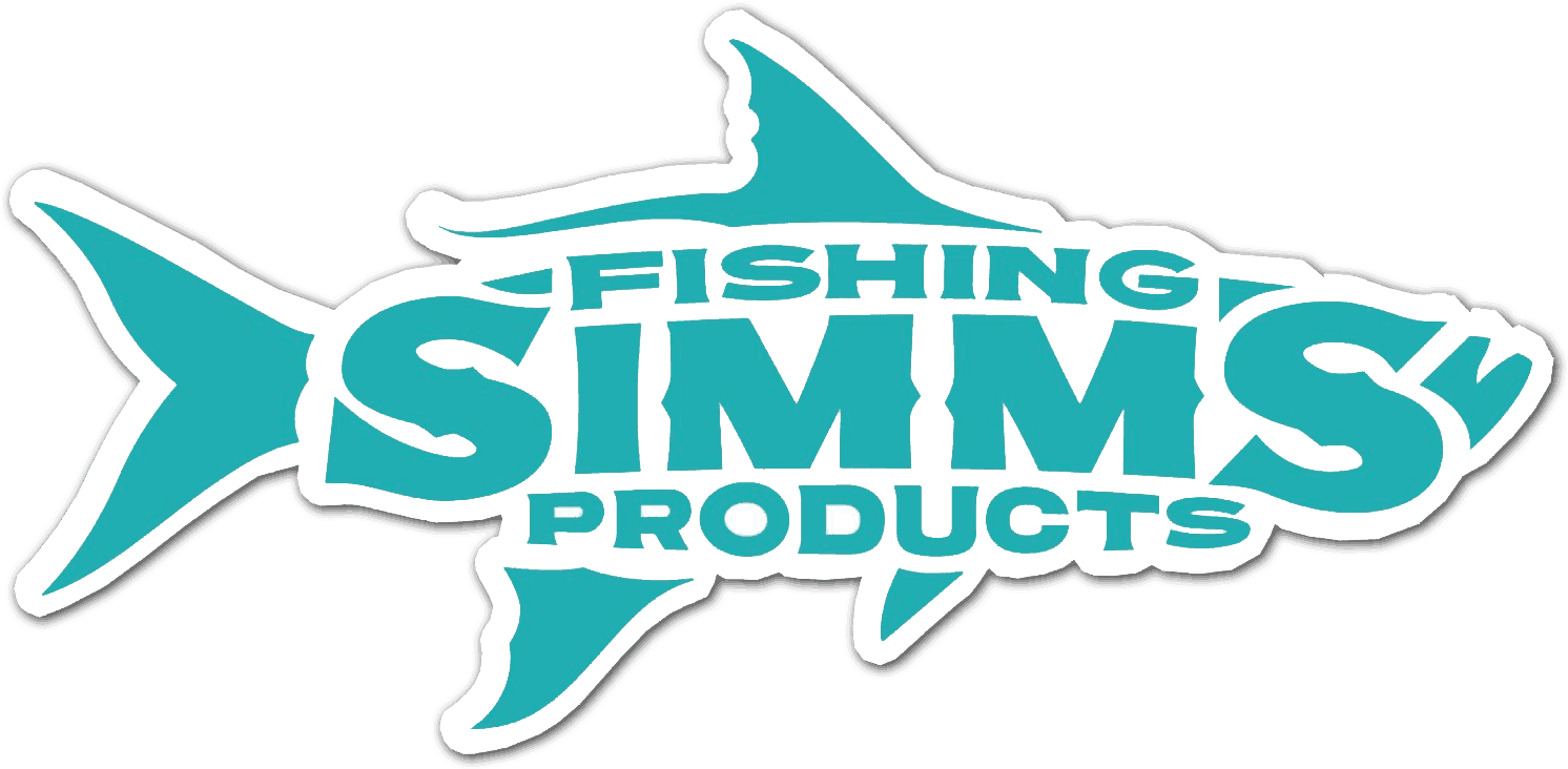 Simms Woodblock Tarpon Decal Simms Fishing Products Clipart Full