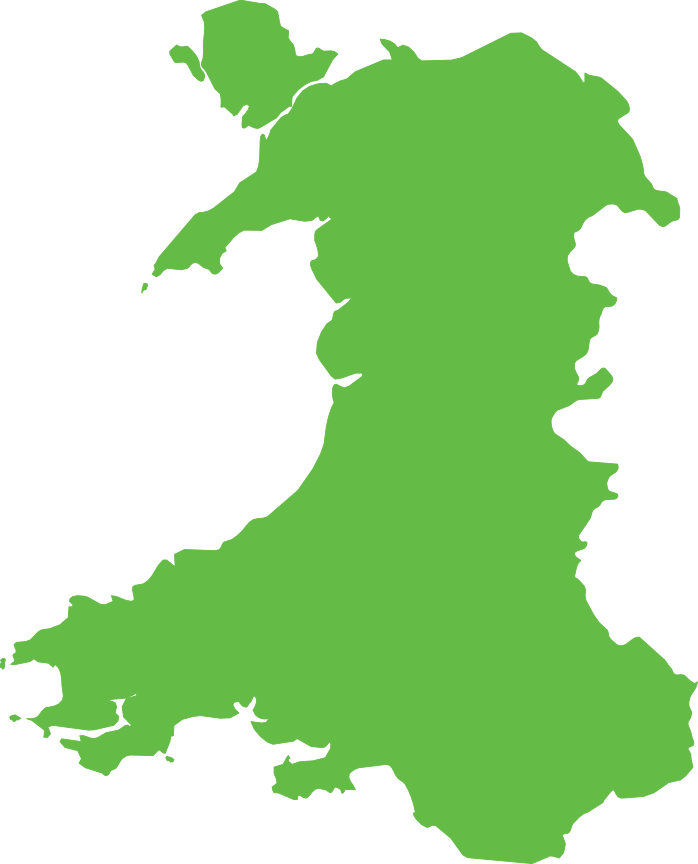 North Wales Mid Wales South East Wales South West Wales - Map Of Ceredigion Wales Clipart (698x864), Png Download