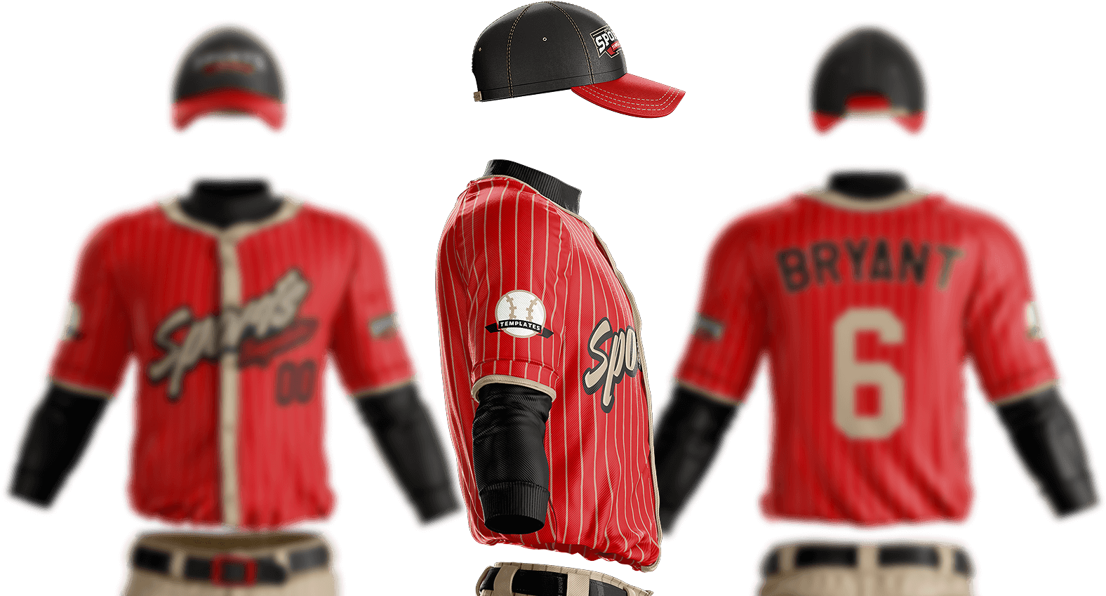 Baseball Uniform Mockup Free Clipart Full Size Clipart