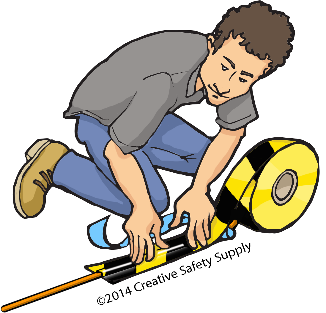 Clip Free Stock Marking Common Mistakes - Floor Marking Tape - Png Download (1200x1200), Png Download