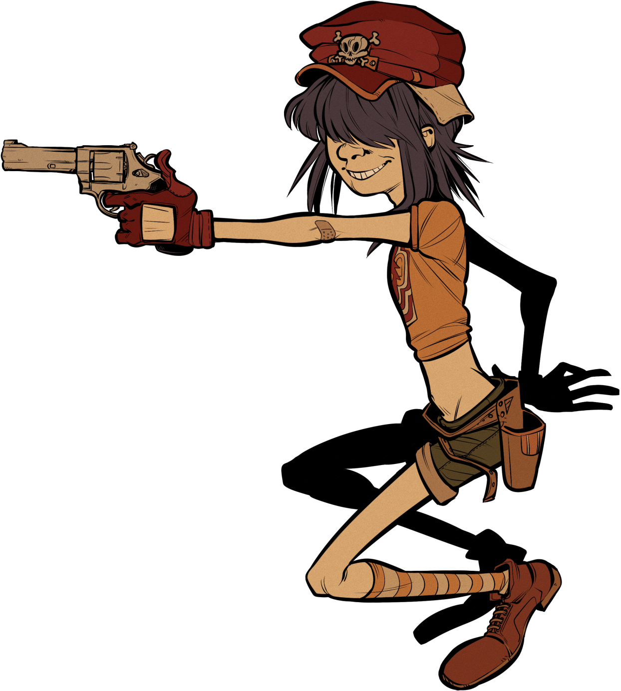 Guns Clipart Png - Gorillaz Transparent Png (1280x1442), Png Download