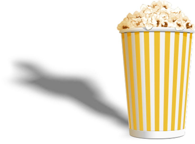 Box-office Balance - Popcorn Clipart (834x658), Png Download