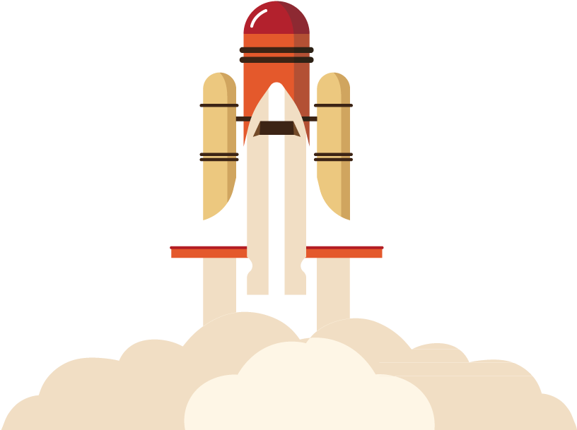 Rocket Taking Off Png - Take Off Rocket Clipart (823x665), Png Download