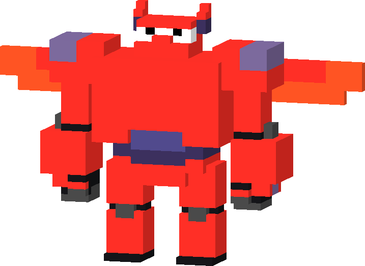 Baymax Super Suit - Disney Crossy Road Monsters Inc Clipart (717x523), Png Download