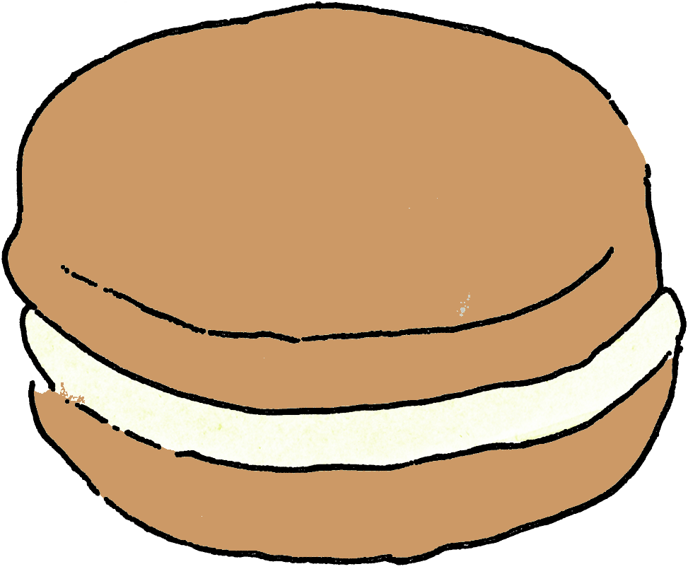 Custom Macaron Picker Mademoiselle - Macaron Clipart (973x805), Png Download