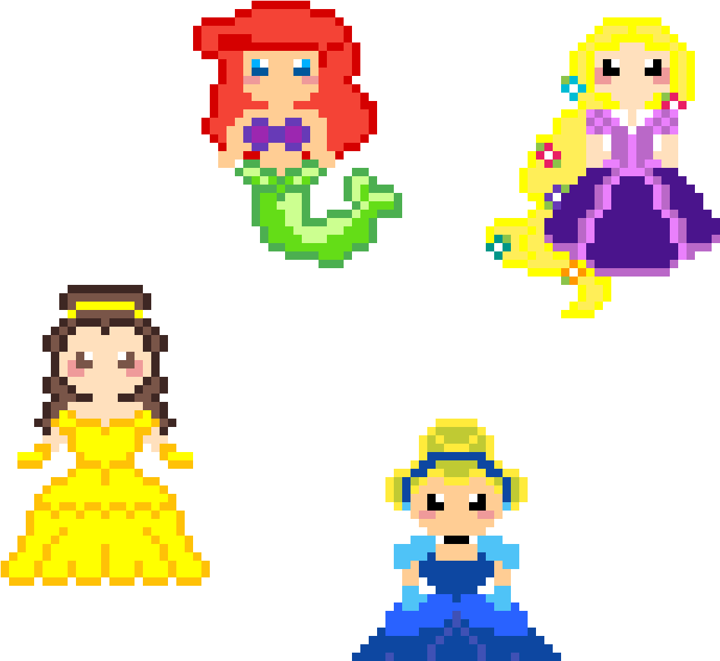 Disney Princesses - Cartoon Clipart (1200x1200), Png Download