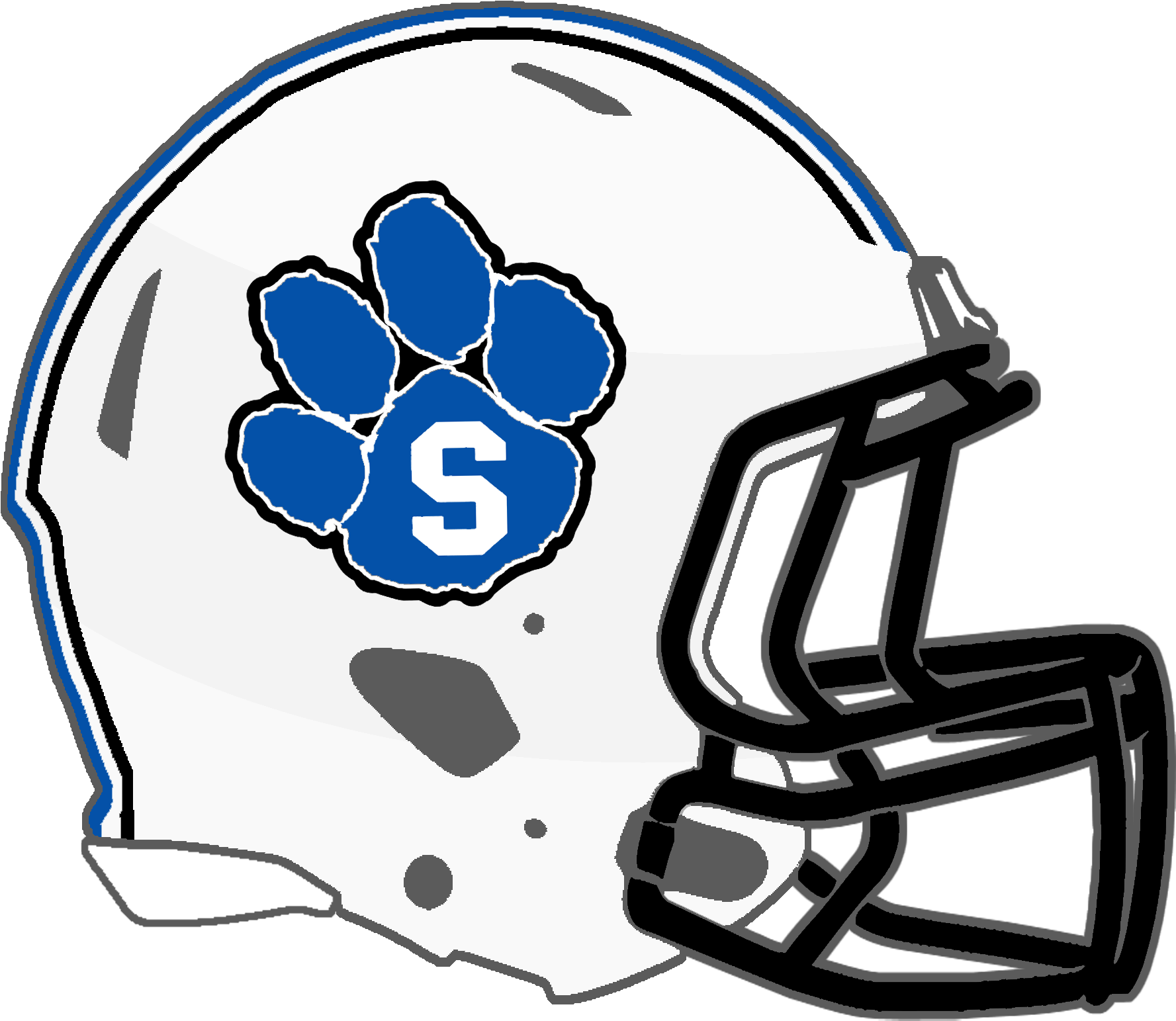 Saltillo Tigers Psu Football Helmet Png Clipart Full Size Clipart