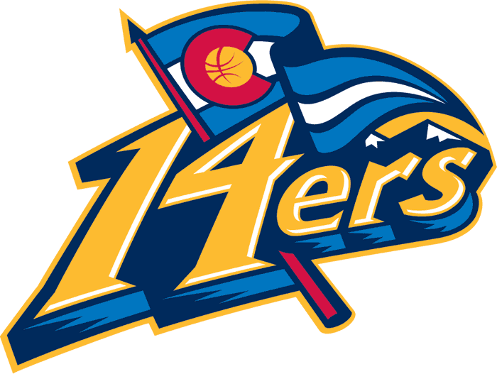 Colorado 14ers Primary Logo Nba Gatorade League G Field - Colorado 14ers Basketball Clipart (700x527), Png Download