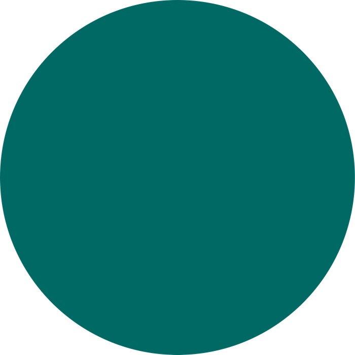 Verde Pavão - Circle Clipart (700x700), Png Download