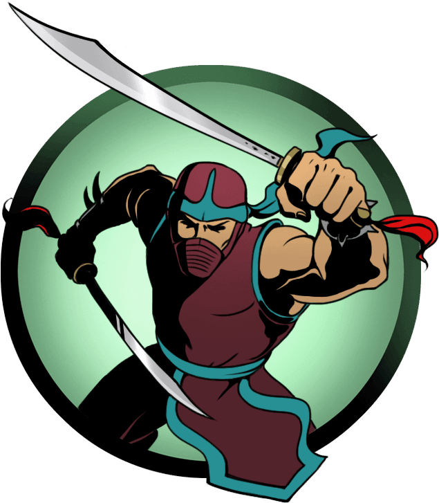 Ninja Clipart Ninja Shadow - Ninja Man Shadow Fight 2 - Png Download (950x950), Png Download