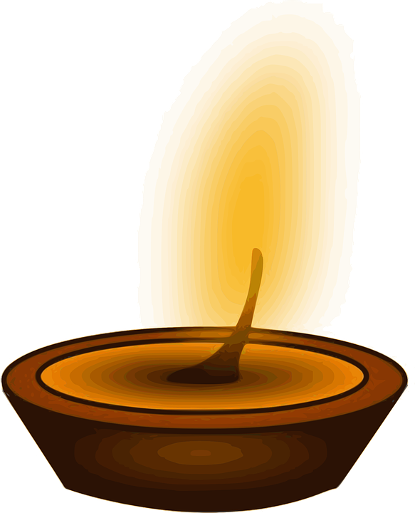 Transparent Diya Clipart (583x720), Png Download