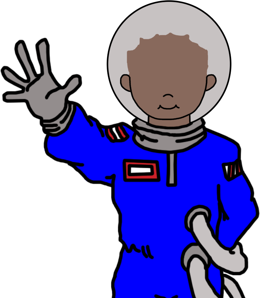 Astronaut Or Space Kids Birthday T Shirt Personalized - Menu Clipart (1000x1000), Png Download
