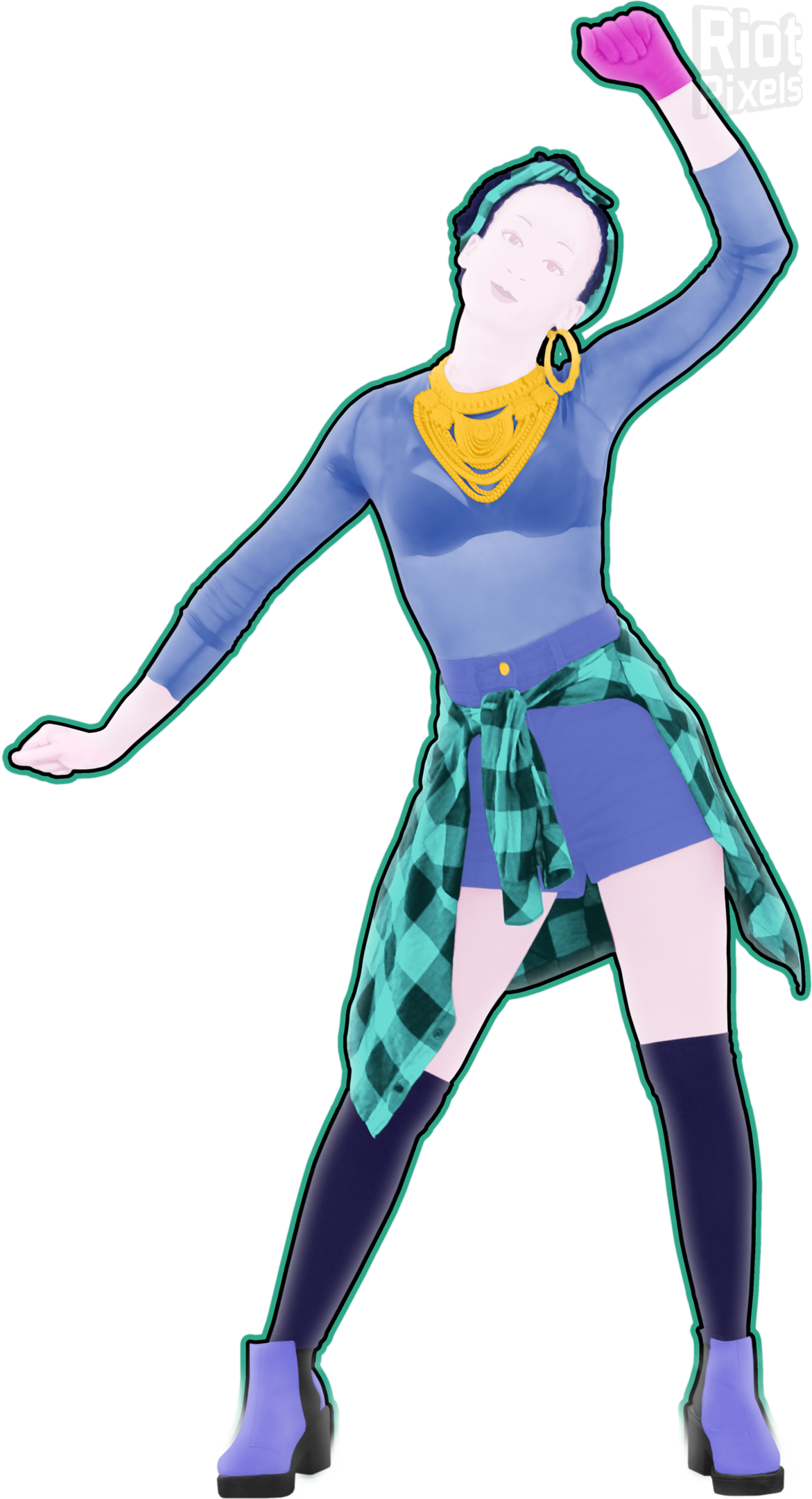 Just Dance - Just Dance Personajes 2016 Clipart (1171x2160), Png Download